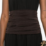 Abito midi smanicato in nero Tory Burch - donna 