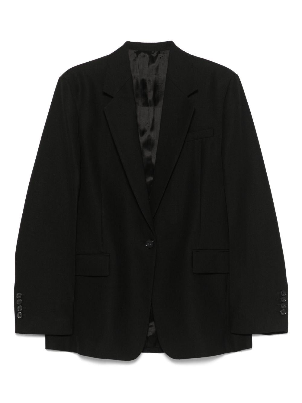 Blazer sartoriale monopetto in nero Toteme - donna 