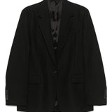 Blazer sartoriale monopetto in nero Toteme - donna 