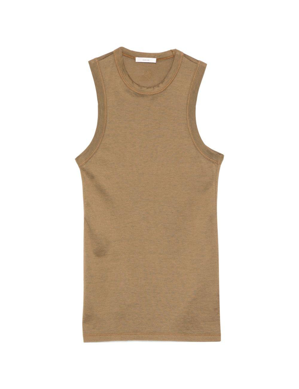 Canotta girocollo in marrone Haikure - donna 