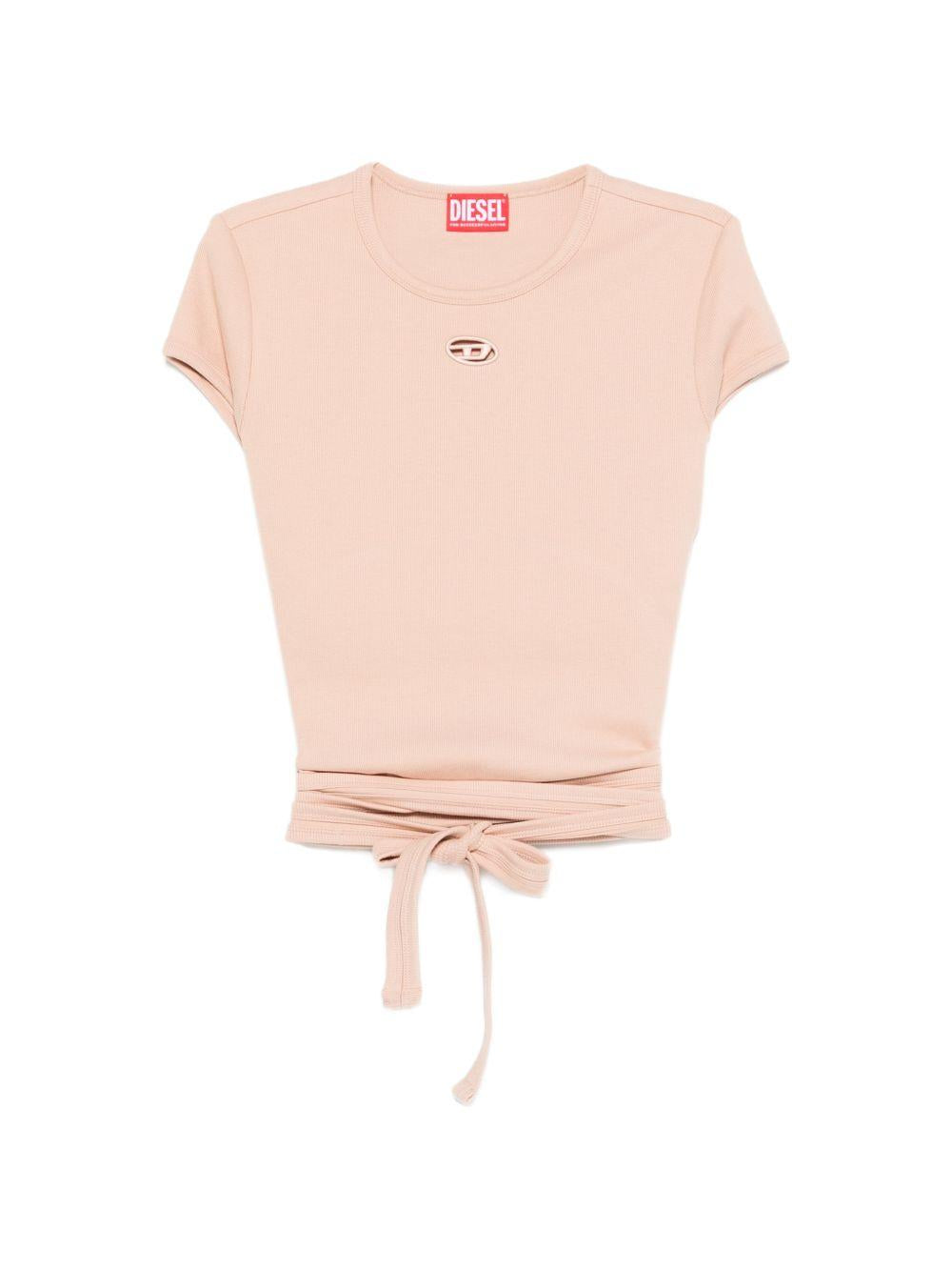 T-shirt T-Bunny-Tail-R1 a portafoglio in rosa Diesel - donna 