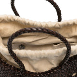 Borsa a mano santa cano in marrone Dragon diffusion - donna 