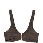 BIKINI TOP VEyRA SHELL in marrone Simkhai - donna 
