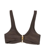 BIKINI TOP VEyRA SHELL in marrone Simkhai - donna 