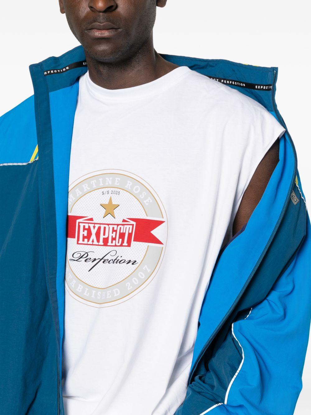 Giacca sportiva con zip in blu Martine rose- uomo 