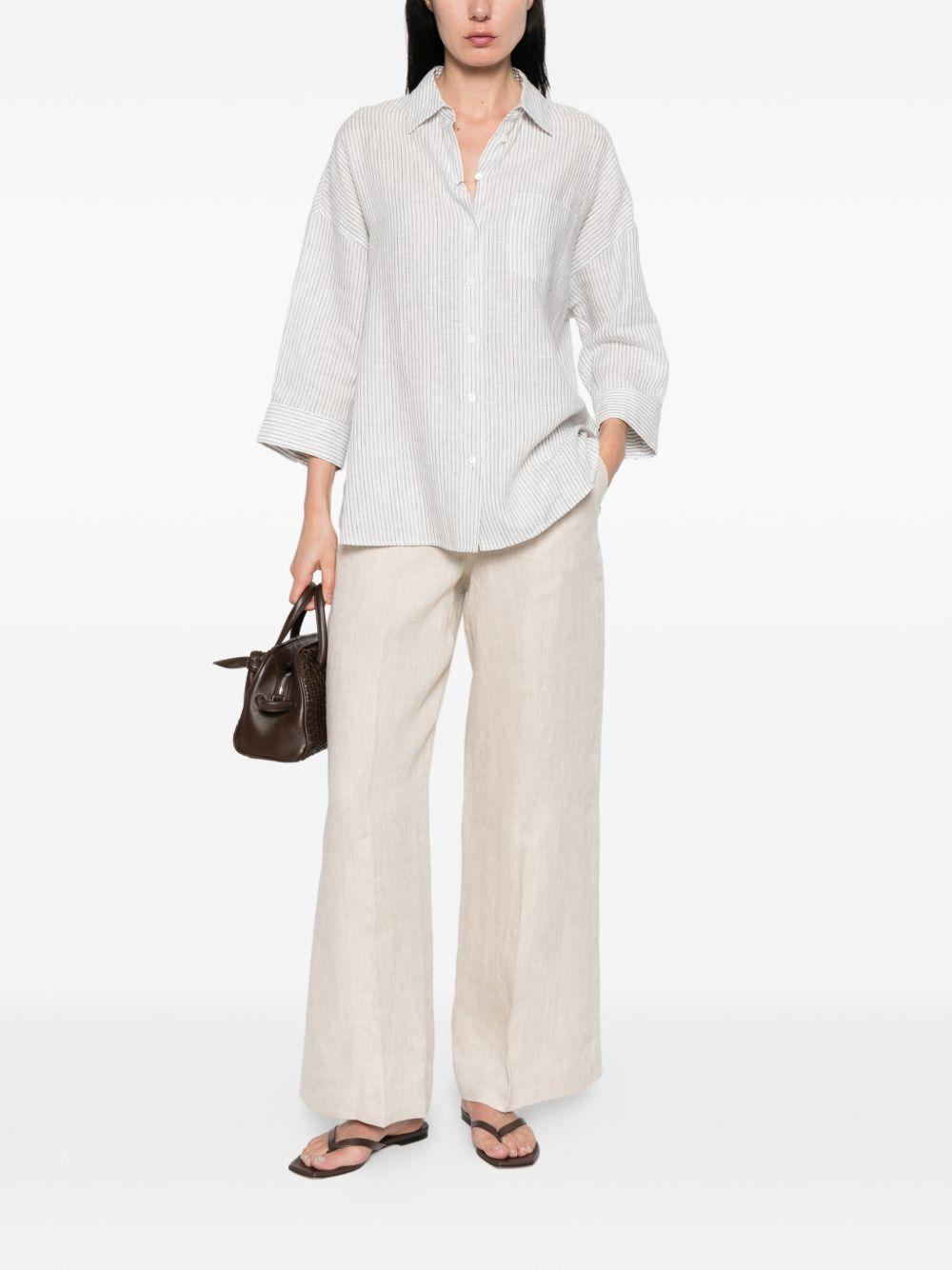 PANTALONI PALAZZO MALIZIA IN AVORIO MAXMARA WEEKEND - donna 