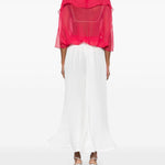 Top in seta in rosa Alberta ferretti - donna 