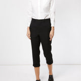Pantaloni cropped in nero Comme Des Garçons - donna 