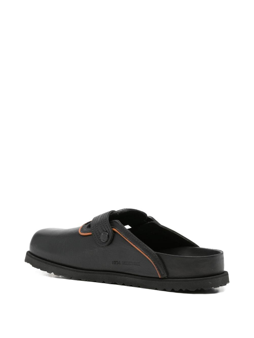 Mules in pelle con fibbia in nero Birkenstock 1774 - uomo 