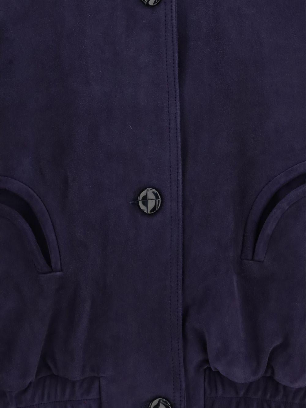 Bomber Charlie con spalline in blu BLAZÉ MILANO - donna 
