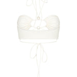Top bikini  in bianco Magda butrym - donna 