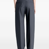 Pantaloni sartoriali dritti con pinces in grigio Lemaire - donna 