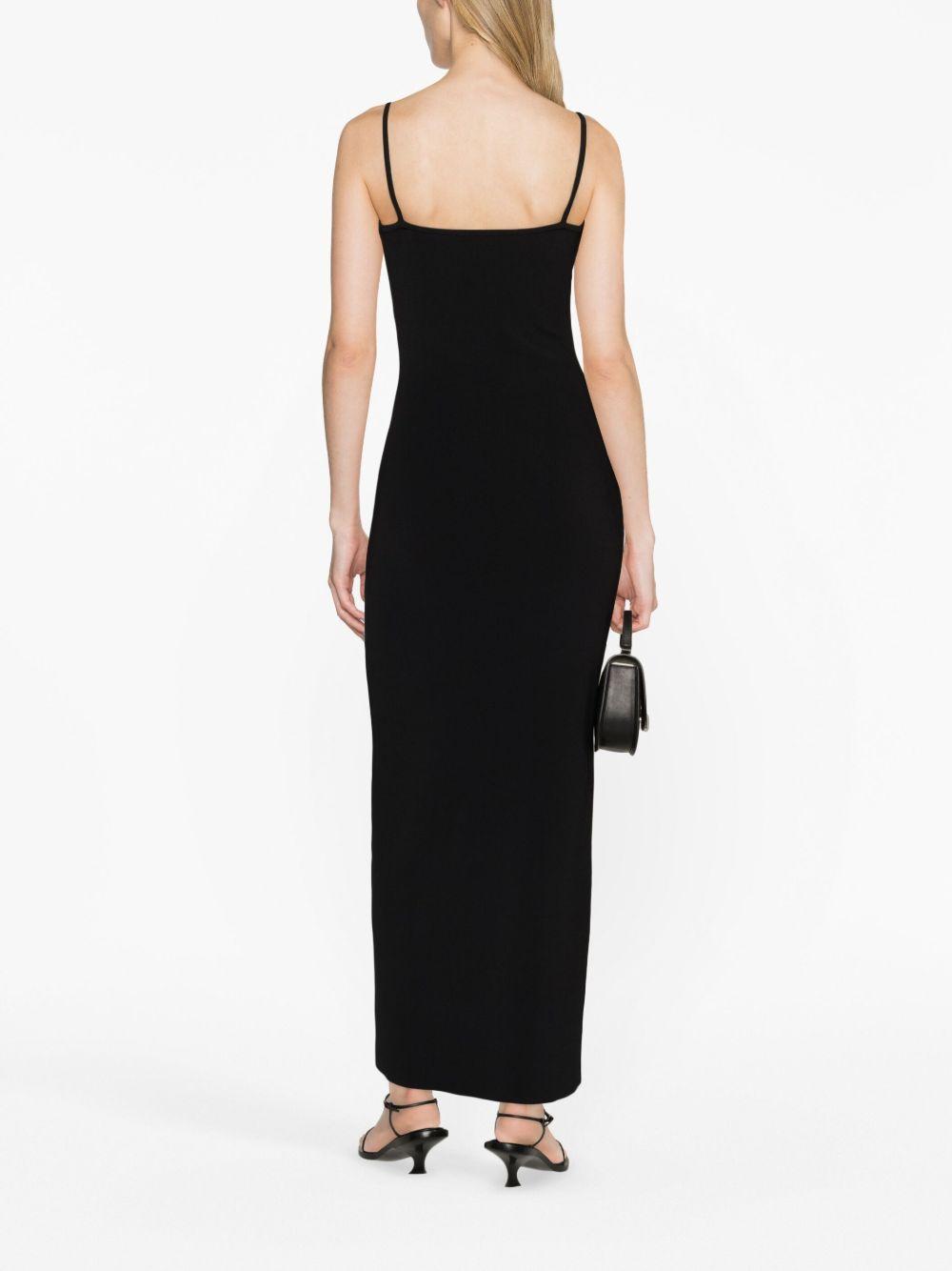 Abito lungo Salacia con scollo a V in nero Christopher esber - donna 