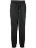 Rains Women's Black Elasticated Trousers with Drawstring