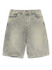 Shorts in denim spar in blu Entire studios - unisex