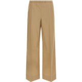 Pantaloni in popeline in beige Moncler - donna 