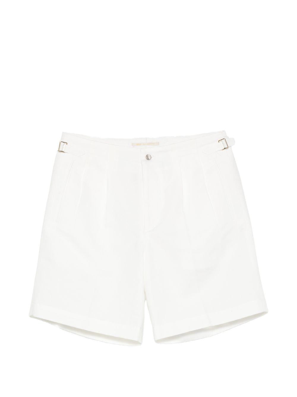 Shorts a pieghe con fibbia in bianco Briglia 1949 - uomo 