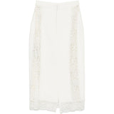 GONNA MIDI IN PIZZO IN NERO Elie Saab - DONNA 