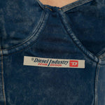 Top in denim con logo sheila-dnm i blu Diesel - donna 