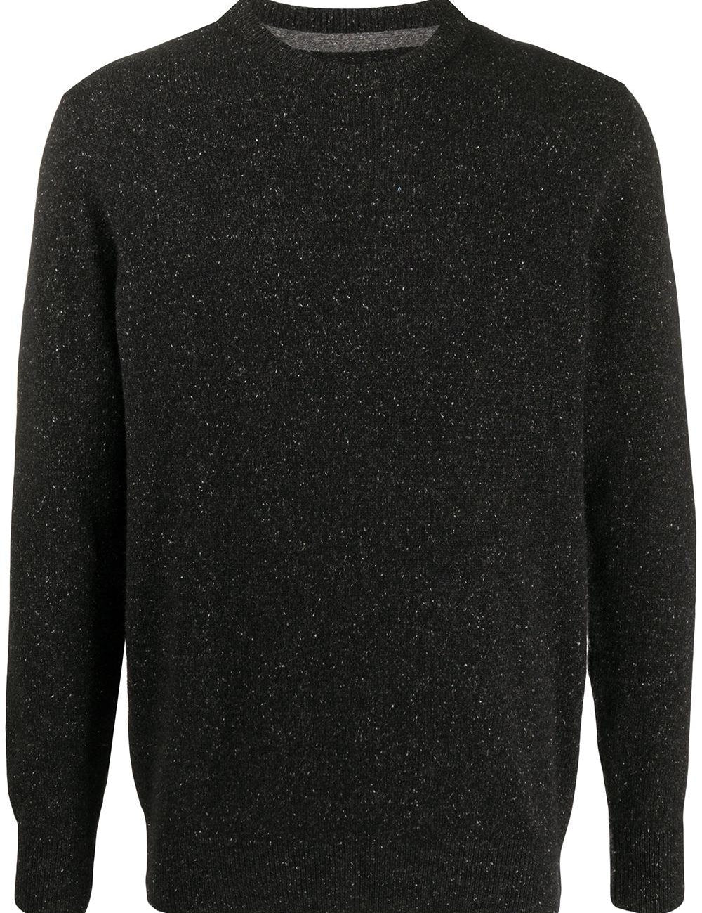 Maglione con ricamo in nero Barbour - uomo 