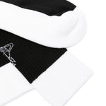Calzini con logo in bianco e nero 