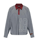Polo con stampa in grigio e bianco Pdf - uomo 