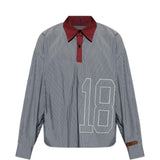 Polo con stampa in grigio e bianco Pdf - uomo 