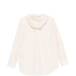 Camicia con cappuccio in avorio Comme des garcons - donna 