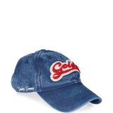 Cappello da baseball in denim Journey in blu 