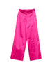 Dries van Noten - Women's Pink Penn Satin Wide Leg Trousers