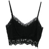 Top con rifinitura in pizzo in nero Simone rocha - donna 