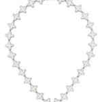 Collana Clover in bianco Darkai - unisex 