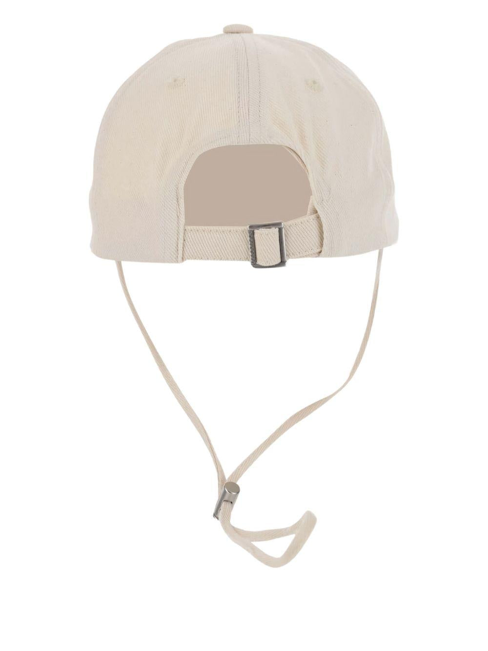 Cappello da baseball la casquette artichaut in avorio Jacquemus - unisex 