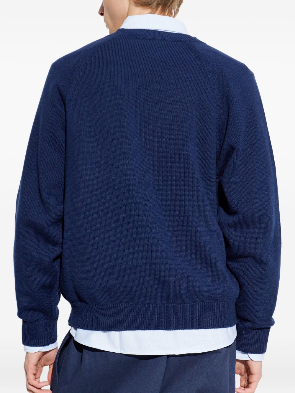 Maglione girocollo a maniche lunghe in blu Kenzo - uomo 
