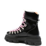 Stivaletti con suola chunky in nero Ganni - donna 