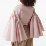 Blusa con maniche voluminose le cache coeur paysanin in rosa Jacquemus - donna 