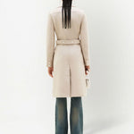 Trench Reedition in vinile in beige chiaro Courrèges - donna 