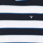 T-shirt a righe multicolore Barbour - uomo 