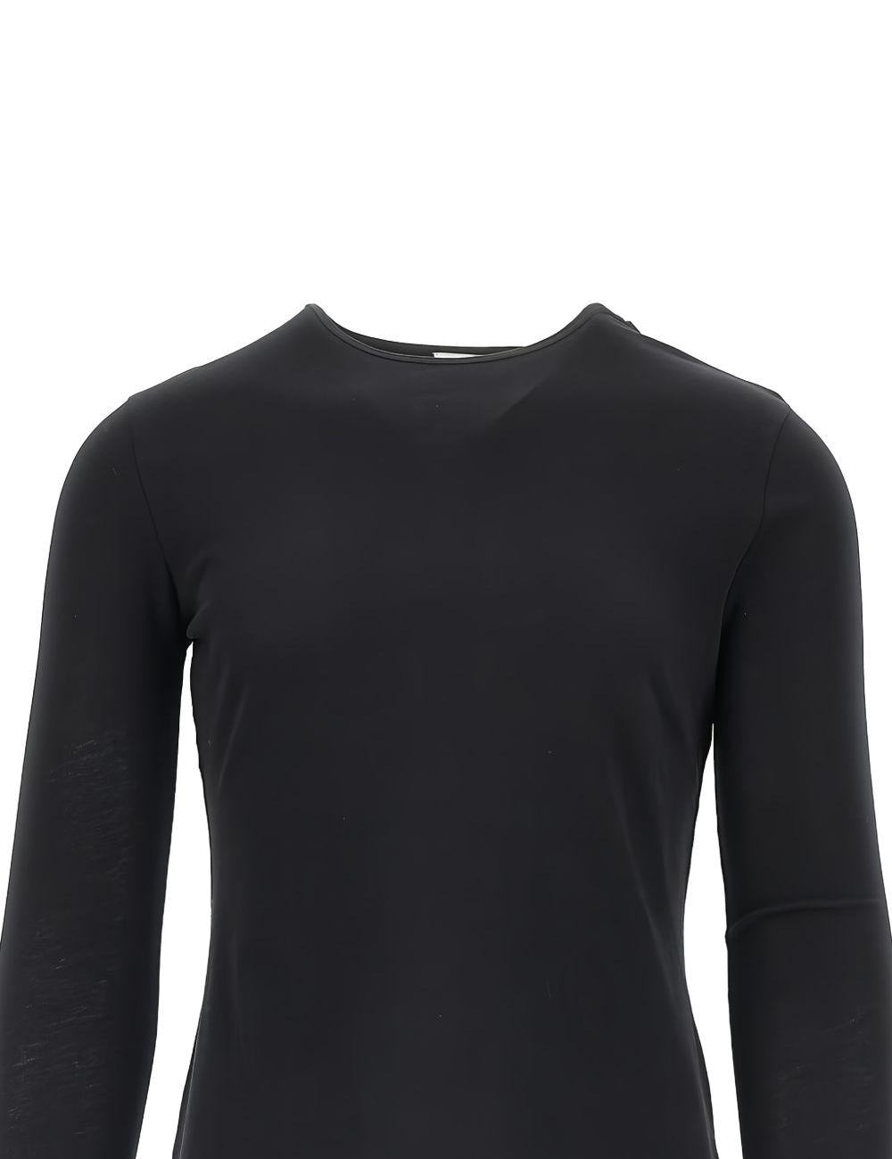 T-shirt a maniche lunghe in nero Entire studios - unisex 