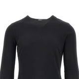 T-shirt a maniche lunghe in nero Entire studios - unisex 