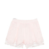 Pantaloncini con bordo in pizzo in rosa Maurizio - donna 