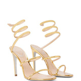 Sandali Cleo in oro Rene caovilla - donna 