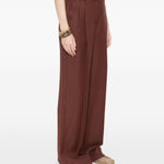 Pantaloni plissé in marrone Brunello cucinelli - uomo 