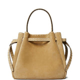 Borsa a mano Romy in beige Tory Burch - donna 