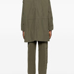 Cappotto con tasche in verde Barbour x paul smith - uomo 