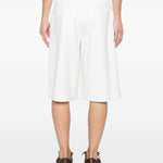 Pantaloncini con bottoni moisson in bianco Jacquemus - uomo 