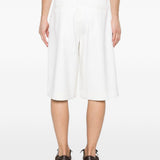Pantaloncini con bottoni moisson in bianco Jacquemus - uomo 