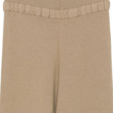 Pantaloni in maglia beige Aya Muse - donna 