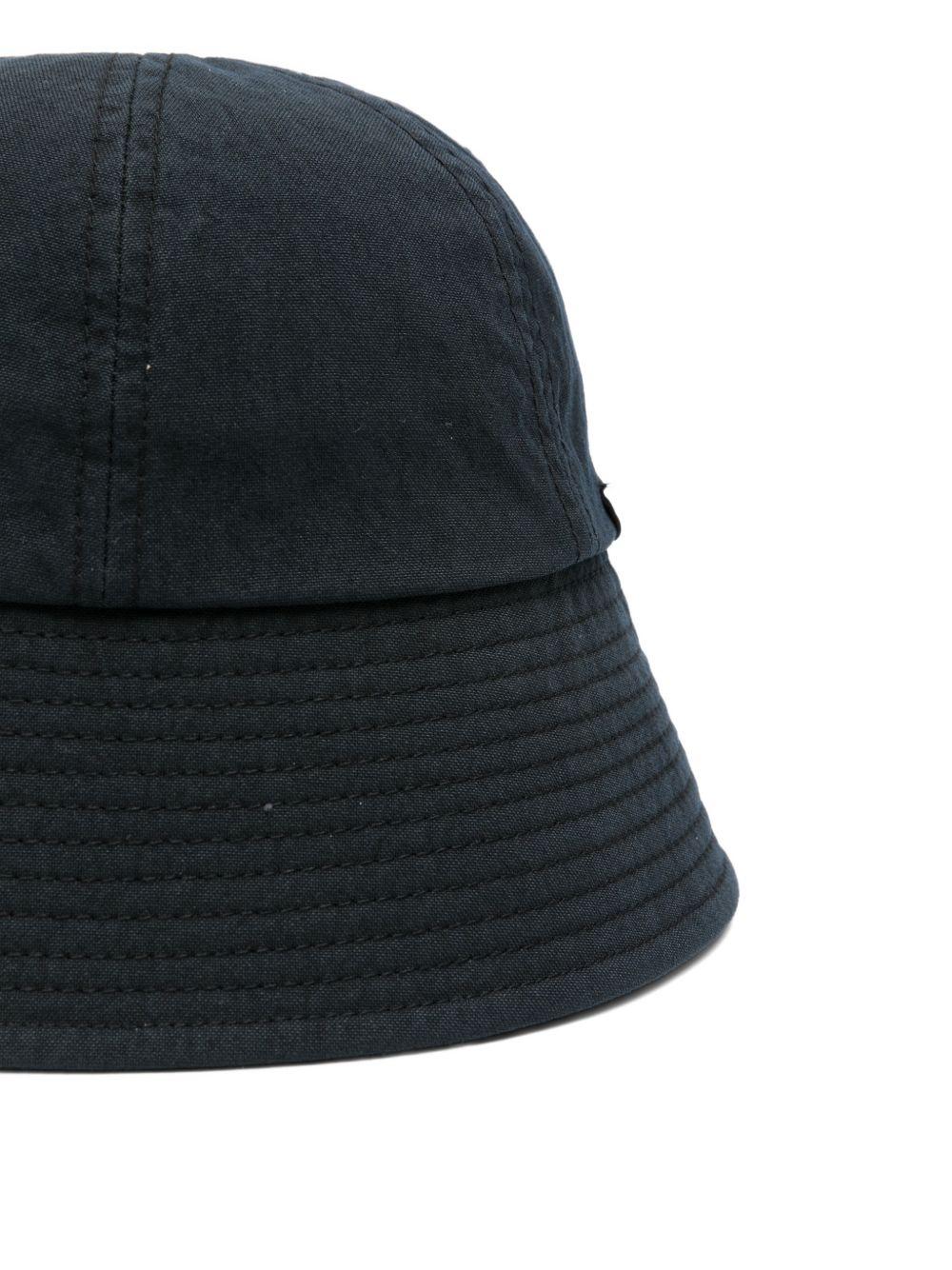 Cappello bucket con logo in nero Comme des garcons  homme - uomo 