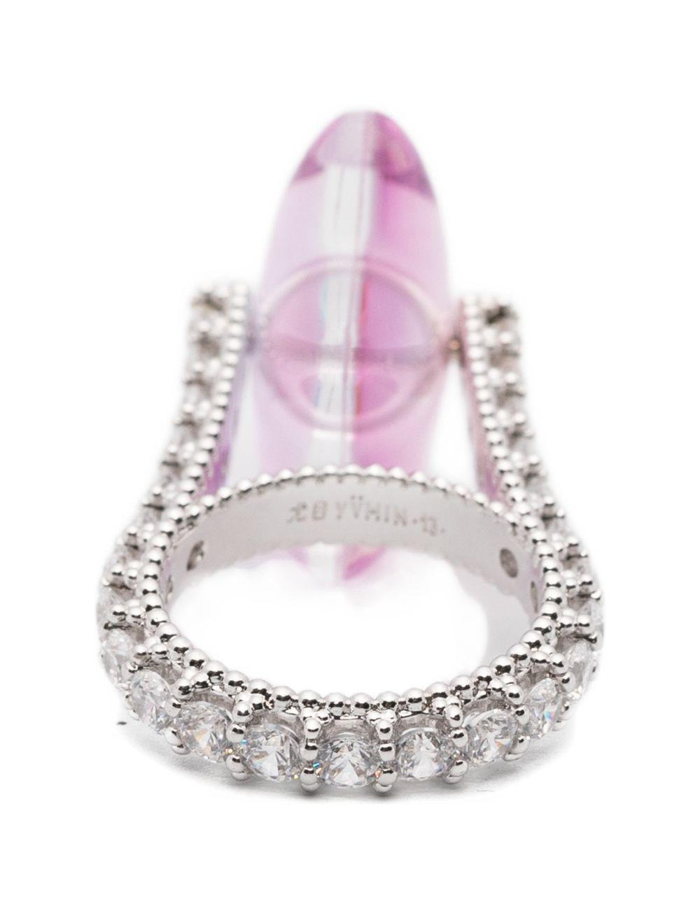 Anello decorato con stelle in rosa Yvmin - donna 